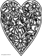 Blessed are the pure in heart matthew 5:8 coloring page. 55 Heart Coloring Pages Free Printable Pictures Of Hearts