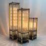 Custom Brass reading light from www.neptuneglassworks.com