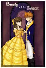 Kyo And Tohru As Beauty And The Beast Fruits Basket Anime Beauty And The Beast Fruits Basket