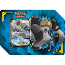 It evolves from riolu when leveled up with maximum happiness(255) during daytime. Pokemon Power Partner Tin Lucario Melmetal Gx Deutsch 125 00