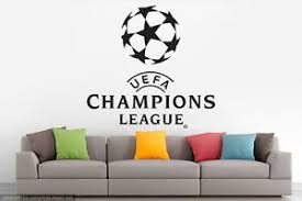 Download transparent juventus logo png for free on pngkey.com. Uefa Champions League Logo Wall Decal Decor Stickers Vinyl Sport Ebay