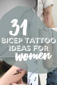 The iconic heart and banner tattoo is the ultimate arm tattoo for guys, especially when placed prominently on your bicep. 31 Bicep Tattoo Ideas For Women Tattooglee
