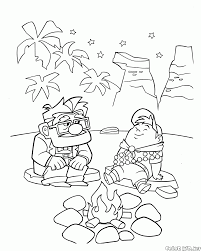 Home / holidays / guy fawkes night. Coloring Page Bonfire In The Night