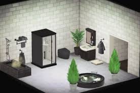 Animal Crossing New Horizons Black Deluxe Bathroom Furniture Set In 2020 Animal Crossing Animal Crossing Game Animal Crossing Qr