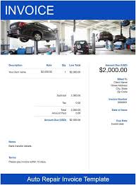 Garage invoice comes preconfigured and ready to work out of the box. Auto Repair Invoice Template Free Download Send In Minutes