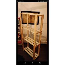 Tiada lagi masalah wayar serabut. Diy Rak Kayu Pallet Pine 4 Tingkat Shopee Malaysia