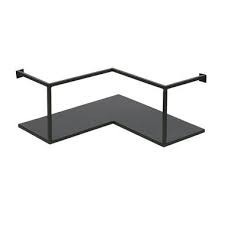 Mimimalistisches Schwarzes Eckregal Aus Metall Eckregal Regal Eckregal Metall
