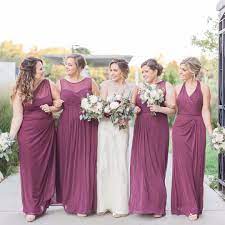 David S Bridal Bridesmaids In Mismatched Long Burgundy Bridesmai Davids Bridal Bridesmaid Dresses Long Davids Bridal Bridesmaid Dresses Wine Bridesmaid Dresses