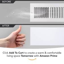 I bought it for my floor vent but could easily see it holding well on a wall or ceiling vent. Buy Air Vent Covers For Home 4pk 12 X 5 5 X 0 6 Inch Magnetic Vent Cover For Ceiling Walls And Floors Vent Blocker Magnet For Ac Heater Hvac Register Fireplace In White