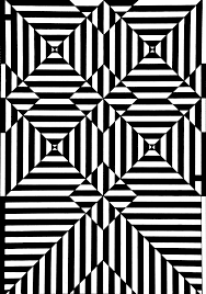 Black And White Optical Illusion Art Ink Paper Painting 25 4x17 8cm Www Facebook Com Agotasjostrom Optical Illusion Quilts Optical Illusions Art Art Optical