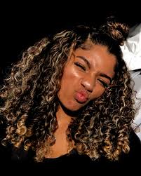 Hair Color Ideas Hair Color Ideas In 2020 Natural Curls Hairstyles Highlights Curly Hair Colored Curly Hair