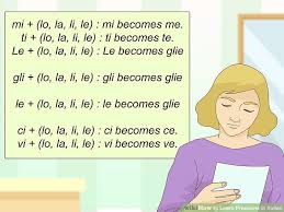 11 Ways To Learn Pronouns In Italian Wikihow