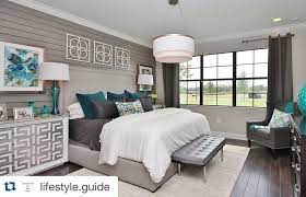 We count down 25 of their most stunning makeovers. Love The Teal Chic Bedroom Design Transitional Bedroom Design Bedroom Design