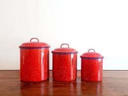 Wood and ceramic 3 piece kitchen canister set red barrel studio®. Kitchen Canisters Red Blue Roof Design Accesories