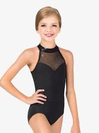 girls performance twinkle mesh halter leotard in 2019