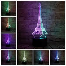 The eiffel tower lamp is a brilliant adaptation of the french landmark that will act as an elegant conversation piece. Home Garden Night Lights Romantic Eiffel Tower Led Night Light Lamp Desk Bedroom Decor Gift For Lover Quasarasansor Com