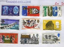La poste vous simplifie la vie ! Collection De 13 Timbres Poste Obliteres De Grande Bretagne By Timbre Poste Art Nbsp Nbsp Print Nbsp Nbsp Poster Le Livre