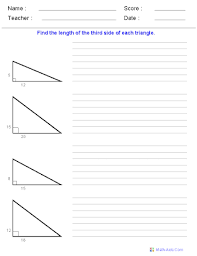 Take a look at our addition coloring pages, or maybe some of our shape worksheets. Practice Mathematics Geometry Pythagorean