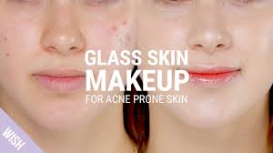 makeup tutorial for acne e skin