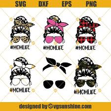 Download Bundle Mom Life Svg Files Messy Bun Mom Svg Mom Life Svg Momlife Svg Bun Mom Life Svg Mom Svg Gift For Wife Svg Bandana Leopard Messy Bun Hair Svg Png Dxf