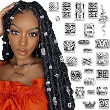 Hair Charms For Braids Chakra Loc Jewelry Dreadlock Hair Accessories Beads  For Hair Beads For Women