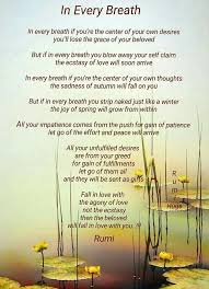 In Every Breath Poem By Rumi Rumi Poem Rumi Quotes Rumi Love