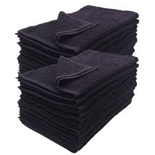Black and white hand towels. Black Hand Towel
