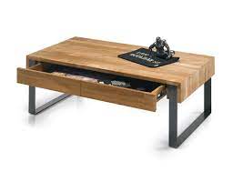 Mca julian couchtisch schublade sofatisch beistelltisch massiv holz. Couchtisch Calgary Wohnzimmertisch Mit 1 Schubkasten In Eiche Massiv Geolt Ebay