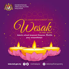 Laman ini mengandungi kalendar cuti umum untuk tahun 2019 di malaysia. M O T Malaysia On Twitter Selamat Menyambut Hari Wesak Kepada Semua Penganut Agama Buddha Mkhairuladib