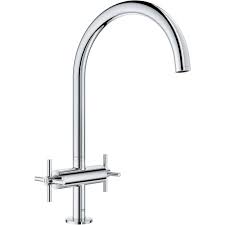 Use allen wrench to remove handle. Grohe Atrio 2 Handle Sink Mixer 30362000 Chrome With C Spout With Mousseur