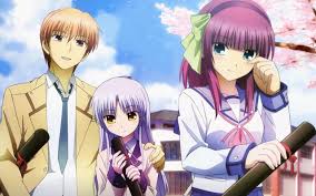 Maybe you would like to learn more about one of these? Angel Beats Nakamura Yuri Tachibana Kanade School Uniform Otonashi Yuzuru Hd Wallpapers Desktop And Mobile Images Photos