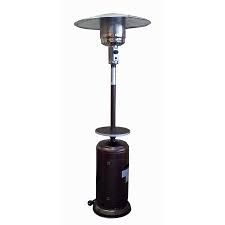 Garden Treasures 41000 Btu Hammered Gold Steel Floorstanding Liquid Propane Patio Heater In The Gas Patio Heaters Department At Lowes Com