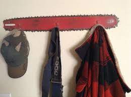 Chainsaw Bar Hat Coat Rack Diy Hat Rack Trendy Hat Diy Baby Stuff