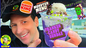 Burger King® Franken-Candy Sundae Review Monster Menu First Look!