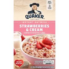 2,000 calories a day is used for general nutrition . Quaker Strawberries Cream Instant Oatmeal 10ct Target