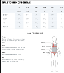 Female Speedo Size Charts