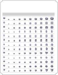 Resultado De Imagen De Diamond Size Chart Tabla De Medidas Piedras Tablas