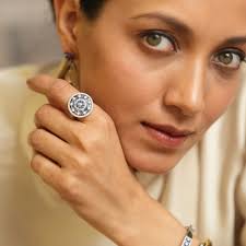 Phoebe Blue Sapphire Cocktail Ring