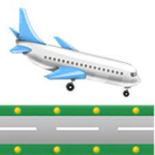 Airplane Arriving Emoji Fun Passenger Jet