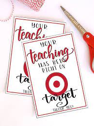 Maybe you would like to learn more about one of these? Teacher Target Gift Card Printable Liz On Call Teacher Gift Card Teacher Appreciation Cards Target Gift Cards
