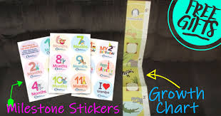 Free Growth Chart Milestone Stickers Gimmiefreebies