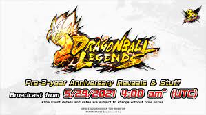 Dragon ball legends 3rd anniversary date. 3rd Anniversary Reveals Stuff Broadcast Dragon Ball Legends Dbz Space