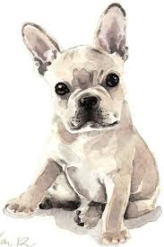 French Bulldog Puppy Cute Innocent Original By Laurarowstudio Watercolor Dog French Bulldog Art Dog Art