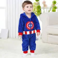 China Baby Clothes 100 Polyester Fleece Shaped Romper Captain America China Baby Romper And Baby Clothes Price