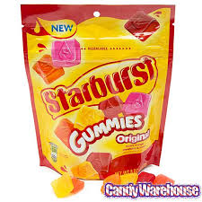 Starburst Gummies Candy Original 8 Ounce Bag Chewy Candy Fruit Flavored Gummies