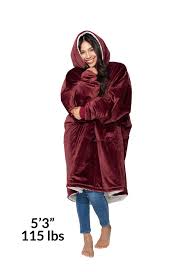 The original comfy sweatshirt gained popularity on shark tank. The Comfy Burgundy Blanket Sweatshirt Comfy Blanket Sweatshirt The Comfy