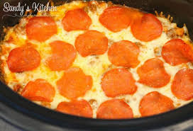 Slow Cooker Pizza Casserole Pizza Casserole Lean And Green Meals Healthy Recipes