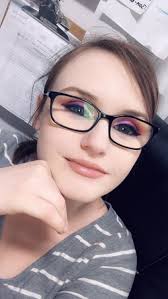 Todays look the make up is even i squinted in one eye