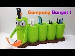 Kreasi Botol Bekas Tempat Pensil Anak Lucu How To Make Bottle Craft Ideas Youtube Tempat Pensil Kerajinan Botol Kreatif