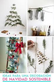 Intenta que sean rectas y más o menos de alturas rertira las hojas secas que aún conserven y viste con ellas un florero cilíndrico de cristal transparente. Una Navidad Sostenible Decoracion Navidena Ecologica